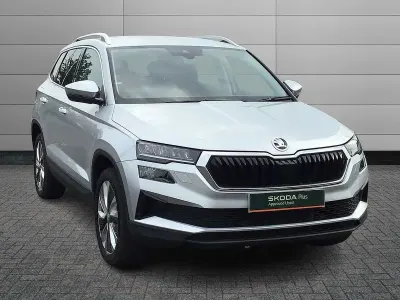 Used Skoda Karoq SE L 110 HP (80 kW) 2024 Brilliant silver metallic SUV