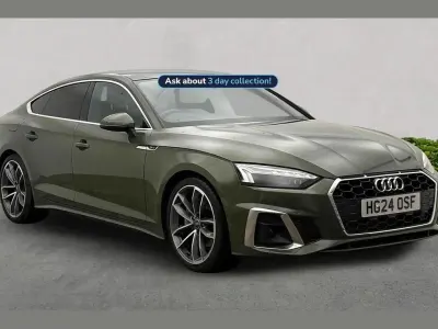 Used Audi A5 S-Line 200 HP (147 kW) 2024 Green Hatchback