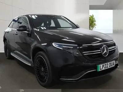 Used Mercedes EQC400 AMG line 300 kW (408 HP) 2022 Black SUV