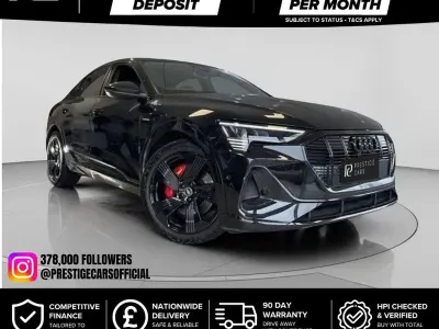 Used Audi e-tron S-Line 300 kW (408 HP) 2021 Black SUV