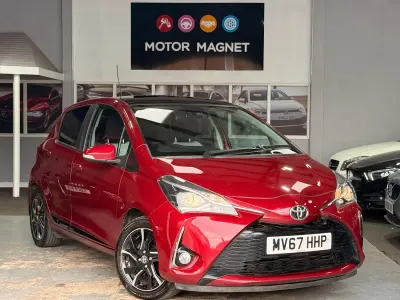 Used Toyota Yaris Design 2017 Red Hatchback