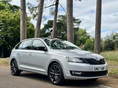 Used Skoda Rapid Sport 110 HP (80 kW) 2018 Silver Hatchback