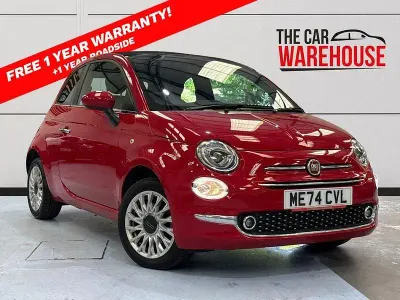 Used Fiat 500 S 70 HP (51 kW) 2025 Red Cabriolet