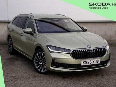 Used Skoda Superb LAURIN & KLEMENT 190 HP (139 kW) 2025 Ice tea yellow metallic Estate