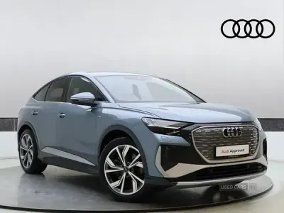 Used Audi Q4 e-tron Sport 150 kW (204 HP) 2021 Blue SUV