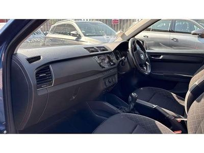 Used Skoda Fabia SE 95 HP (69 kW) 2021 Blue Hatchback