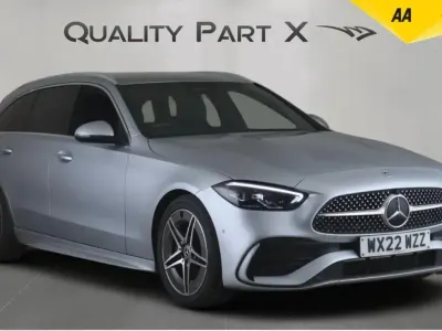 Used Mercedes C200 AMG line 2022 Silver Estate