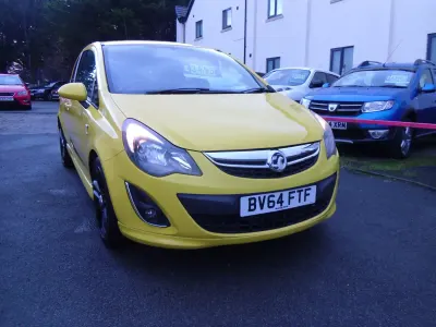 Used Vauxhall Corsa SRi 100 HP (73 kW) 2014 Yellow Hatchback