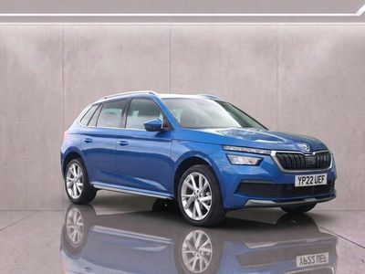 Begagnad Skoda Kamiq SE L Executive 2022 Blå SUV