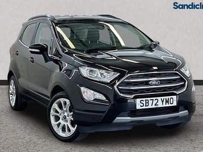 Used Ford Ecosport Titanium 125 HP (91 kW) 2022 Black SUV