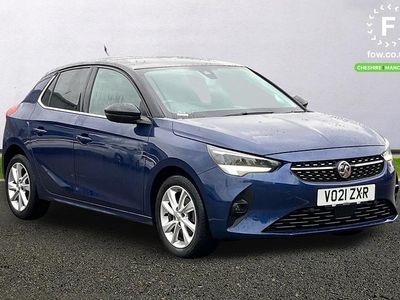 Blue Used 2021 Vauxhall Corsa Elite Hatchback | £11,499 (Fair price)
