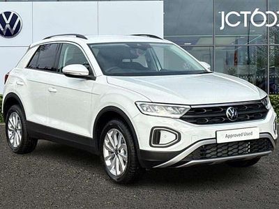 White New 2025 VW T-Roc Match SUV | £25,214 (Fair price)