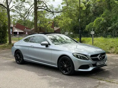 Used Mercedes C220 Premium 2016 Silver Coupe