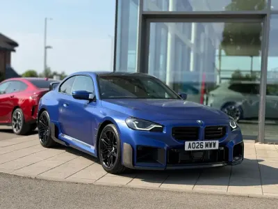 New BMW M2 2026 Blue Coupe