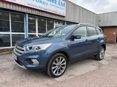 Käytetty Ford Kuga Titanium X 120 HP (88 kW) 2019 Sininen Katumaasturi