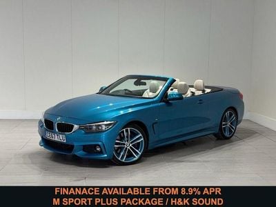 Used BMW 440 M Sport 326 HP (239 kW) 2017 Blue Cabriolet
