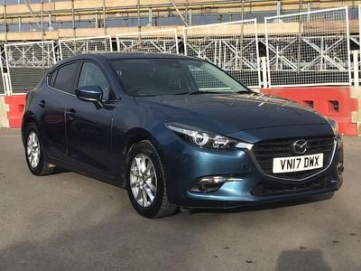 Used Mazda 3 121 HP (88 kW) 2017 Blue Hatchback