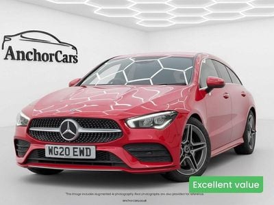Used Mercedes CLA200 Shooting Brake AMG line 163 HP (119 kW) 2020 Red Estate