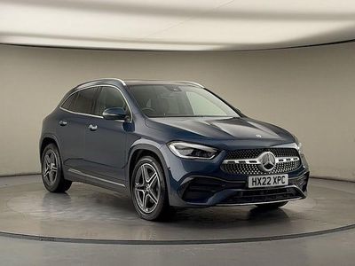 Used Mercedes GLA180 AMG line 136 HP (100 kW) 2022 Denim blue SUV