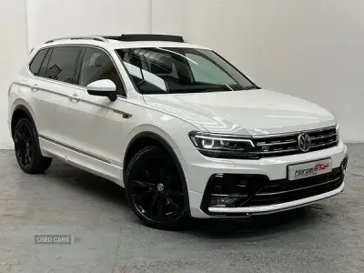 Używany VW Tiguan Allspace R-line 150 KM (110 kW) 2019 Biały SUV