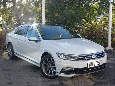 White Used 2019 VW Passat R-line Sedan | £14,998 (A bit pricey)