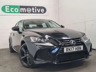 Used Lexus IS300h Sport Line 223 HP (164 kW) 2017 Black Sedan