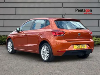Used Seat Ibiza SE Technology 79 HP (58 kW) 2019 Orange Hatchback