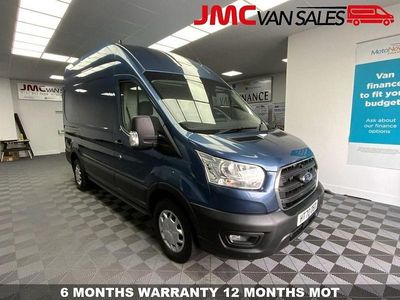 Blue Used 2021 Ford Transit Trend Van | £19,995 (Expensive)