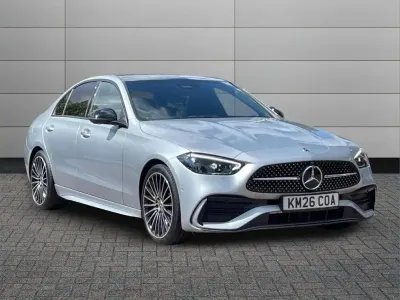 Used Mercedes C300 AMG line 274 HP (201 kW) 2026 Silver Sedan