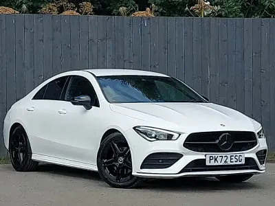 Used Mercedes CLA180 Executive 136 HP (100 kW) 2022 White Coupe