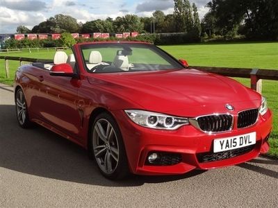 used BMW 430 4 SERIES 3.0 D M SPORT 2d 255 BHP FINISHED IN METALIC MELBOURNE RED