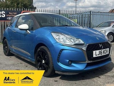 Used DS Automobiles DS3 Elegance 2016 Blue Hatchback