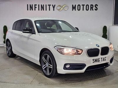 Used BMW 116 Sport Line 2017 White Hatchback
