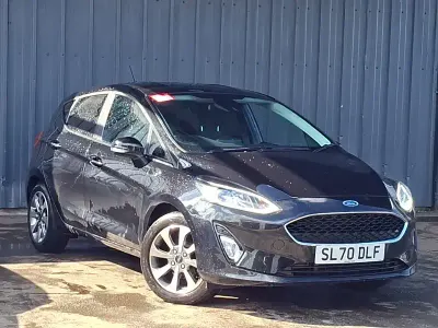 Used Ford Fiesta Trend 75 HP (55 kW) 2020 Black Hatchback