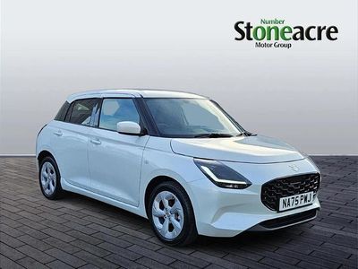 New Suzuki Swift 82 HP (60 kW) 2025 White Hatchback