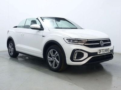 Used VW T-Roc Cabriolet R-line 150 HP (110 kW) 2023 White Cabriolet