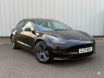 Used Tesla Model 3 Long Range AWD 366 kW (498 HP) 2021 Black Sedan