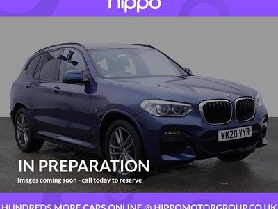 Blue Used 2020 BMW X3 M Sport SUV | £24,740 (Good price)