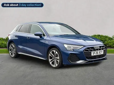 Used Audi A3 Sportback S-Line 2026 Blue Hatchback