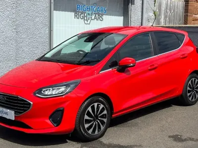 Used Ford Fiesta Titanium 2023 Red Hatchback