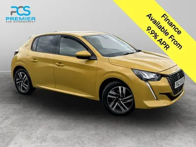 Used Peugeot 208 Allure Premium 2021 Yellow Hatchback