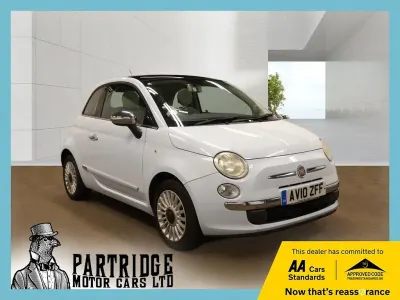 Usado Fiat 500 Lounge 69 CV (50 kW) 2010 Azul Utilitario