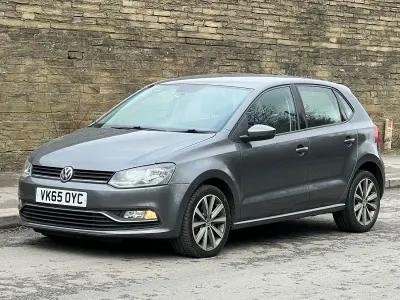 Used VW Polo SE 90 HP (66 kW) 2015 Grey Hatchback