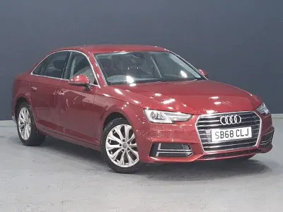 Used Audi A4 Comfort 150 HP (110 kW) 2019 Red Sedan