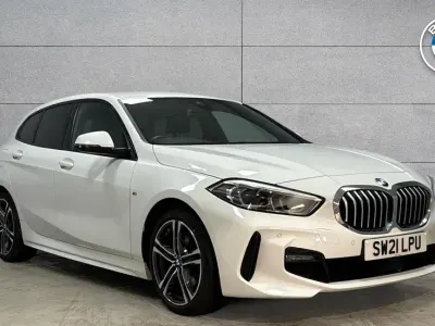 Used BMW 118 M Sport 134 HP (98 kW) 2021 White Hatchback