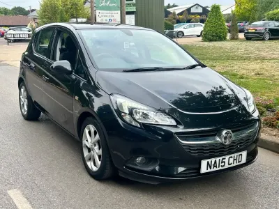 Used Vauxhall Corsa Excite 90 HP (66 kW) 2015 Black Hatchback