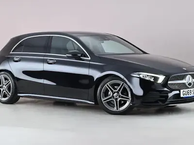 Used Mercedes A200 AMG line 163 HP (119 kW) 2019 Black Hatchback