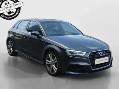 Used Audi A3 S-Line 150 HP (110 kW) 2019 Grey Sedan