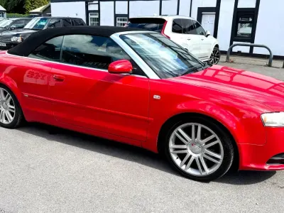 Used Audi A4 Cabriolet S-Line 255 HP (187 kW) 2006 Red Cabriolet