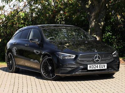 Black Used 2024 Mercedes CLA220 AMG Line Premium Plus Sedan | £31,498 (Fair price)